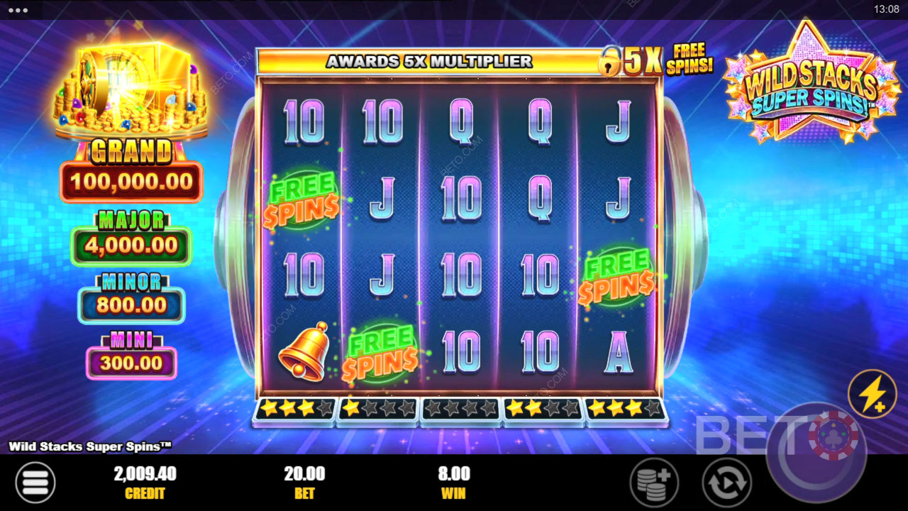 Wild Stacks Super Spins Recenzie de la BETO Slots