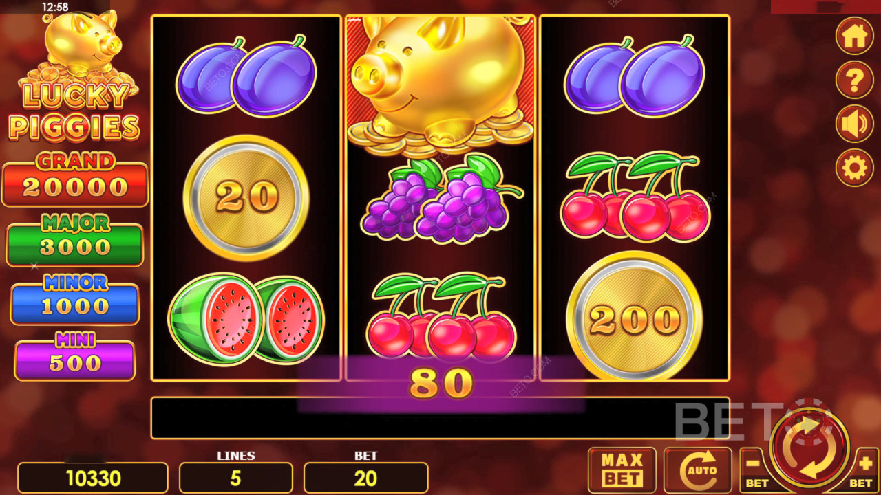 Lucky Piggies Recenzie de la BETO Slots