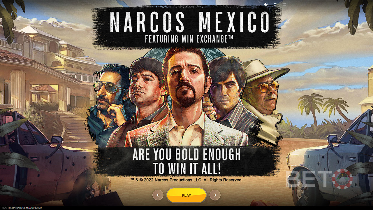 Asumă-ți riscul și câștigă totul în slotul online Narcos Mexico