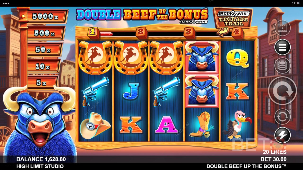 Double Beef Up Bonus Review de la BETO Slots