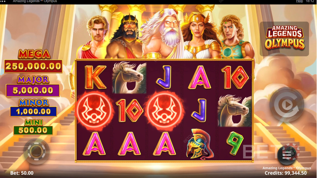 Amazing Legends Olympus Recenzie de la BETO Slots