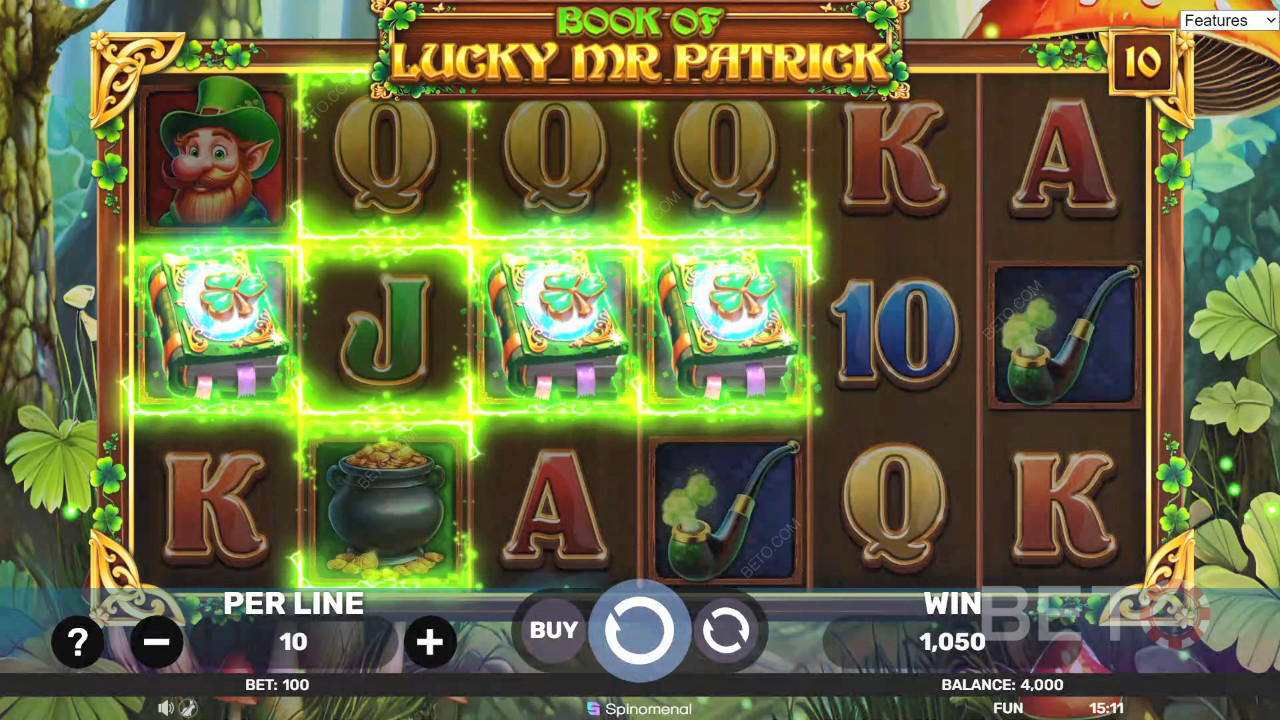 Book of Lucky Mr Patrick Recenzie de la BETO Slots
