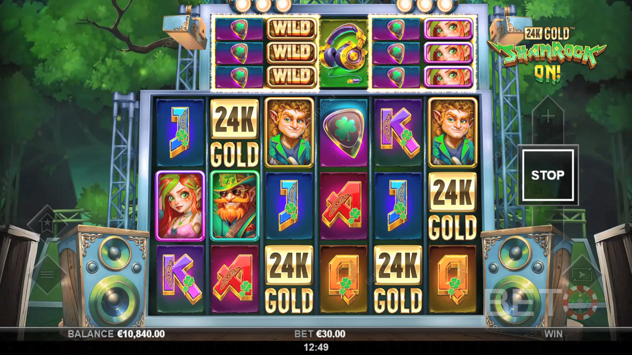 24k Gold Shamrock On! Review by BETO Slots
