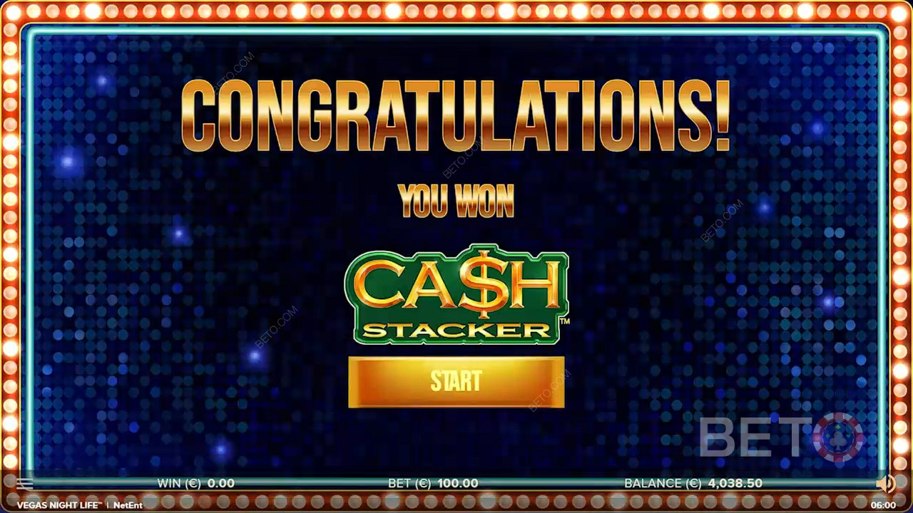 Cash Stacker este cea mai interesantă caracteristică a acestui joc de cazino.