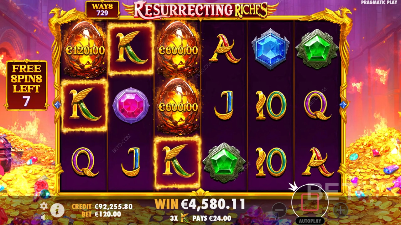 Caracteristicile bonus explicate în Resurrecting Riches de Pragmatic Play