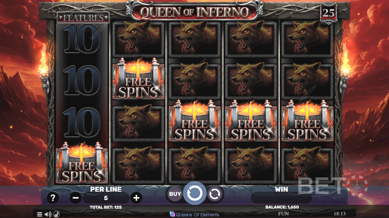 Queen of Inferno Recenzie de la BETO Slots