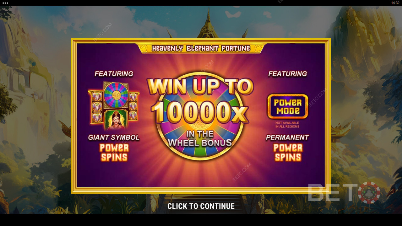 Câștigă 10.000x pariul tău în slotul online Heavenly Elephant Fortune!
