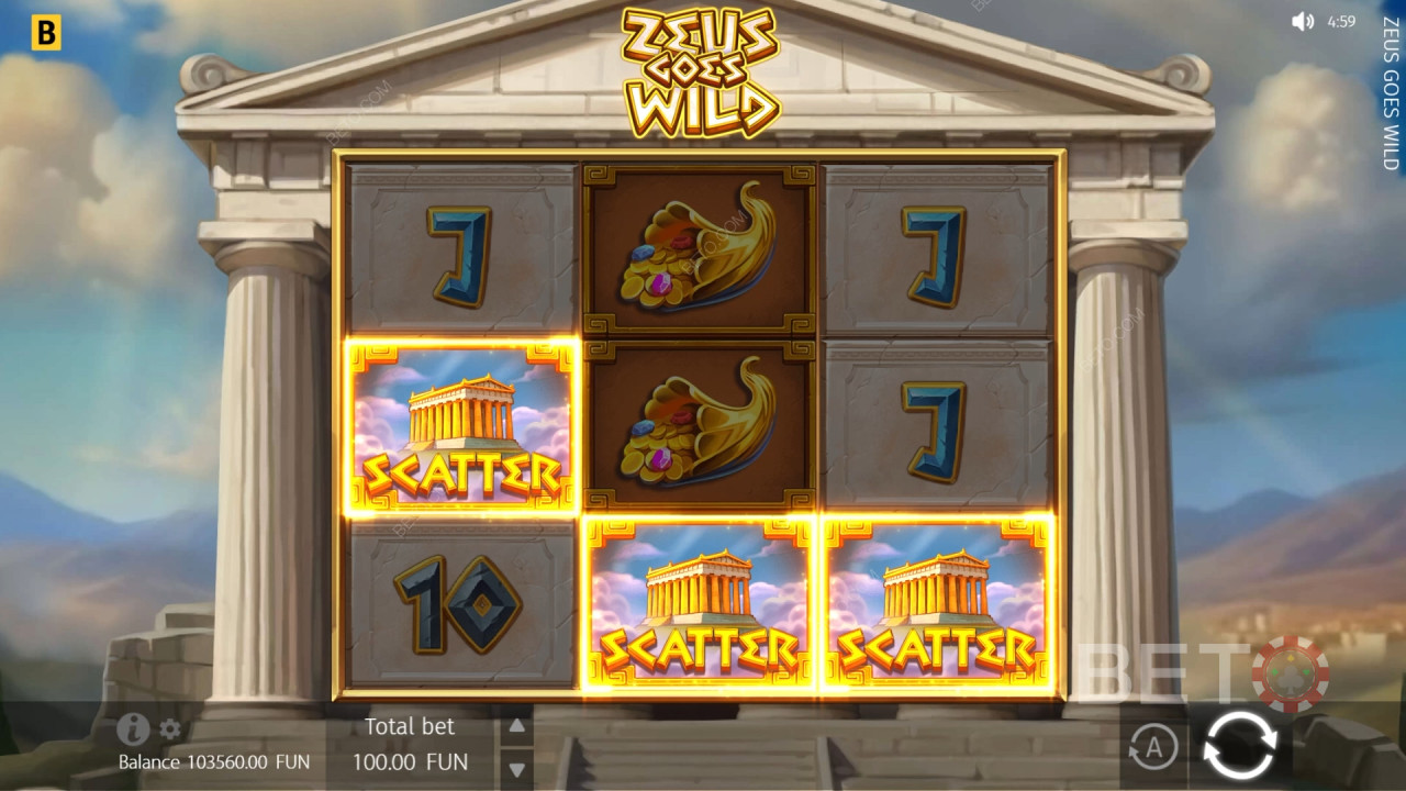 Zeus Goes Wild Recenzie de la BETO Slots