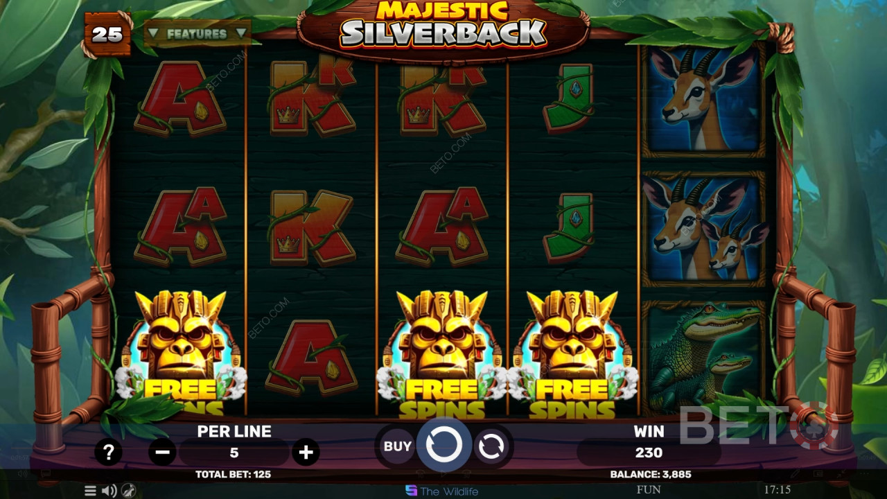 Majestic Silverback Recenzie de la BETO Slots