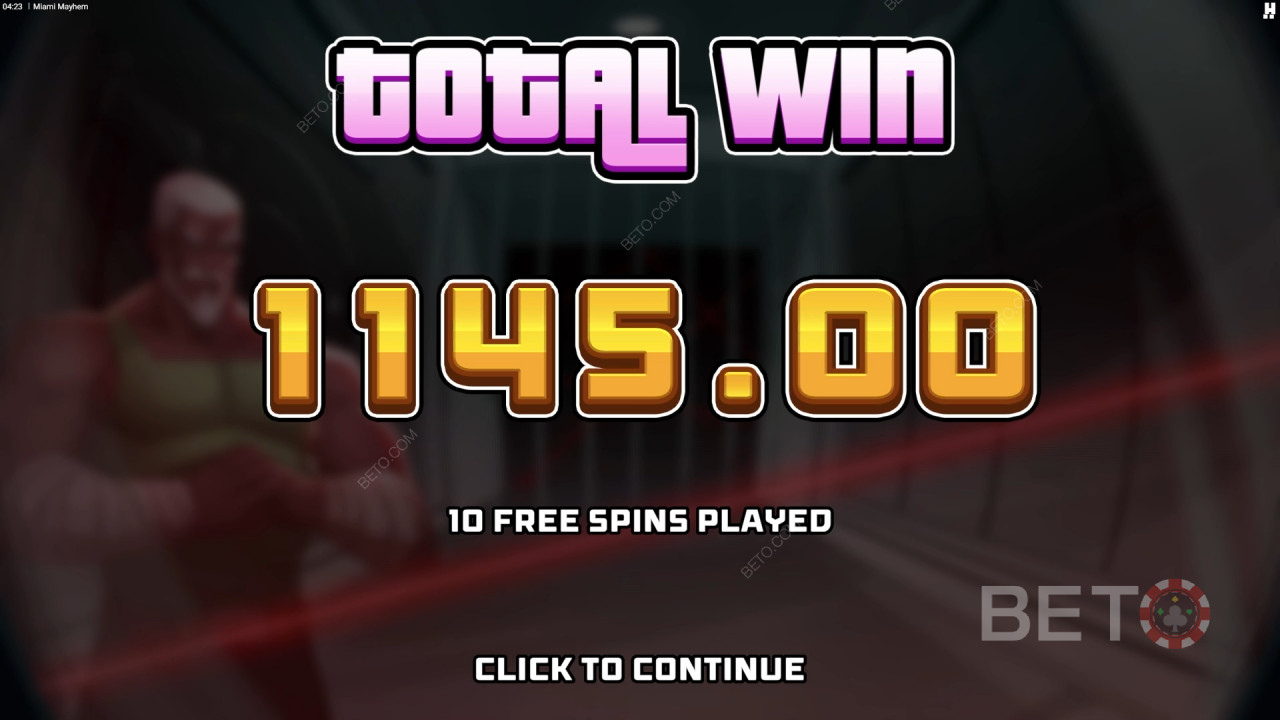 Câștigă 15.000x pariul tău în jocul ca la aparate online Miami Mayhem!