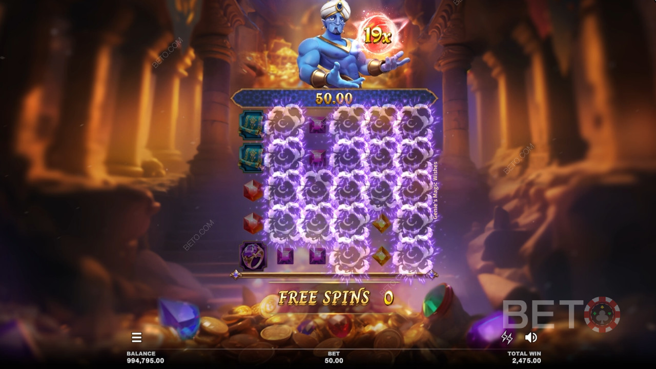 Funcțiile bonus explicate în dorințele magice ale geniului de Microgaming