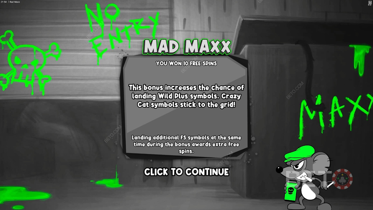 Funcțiile bonus explicate în Rad Maxx de Hacksaw Gaming