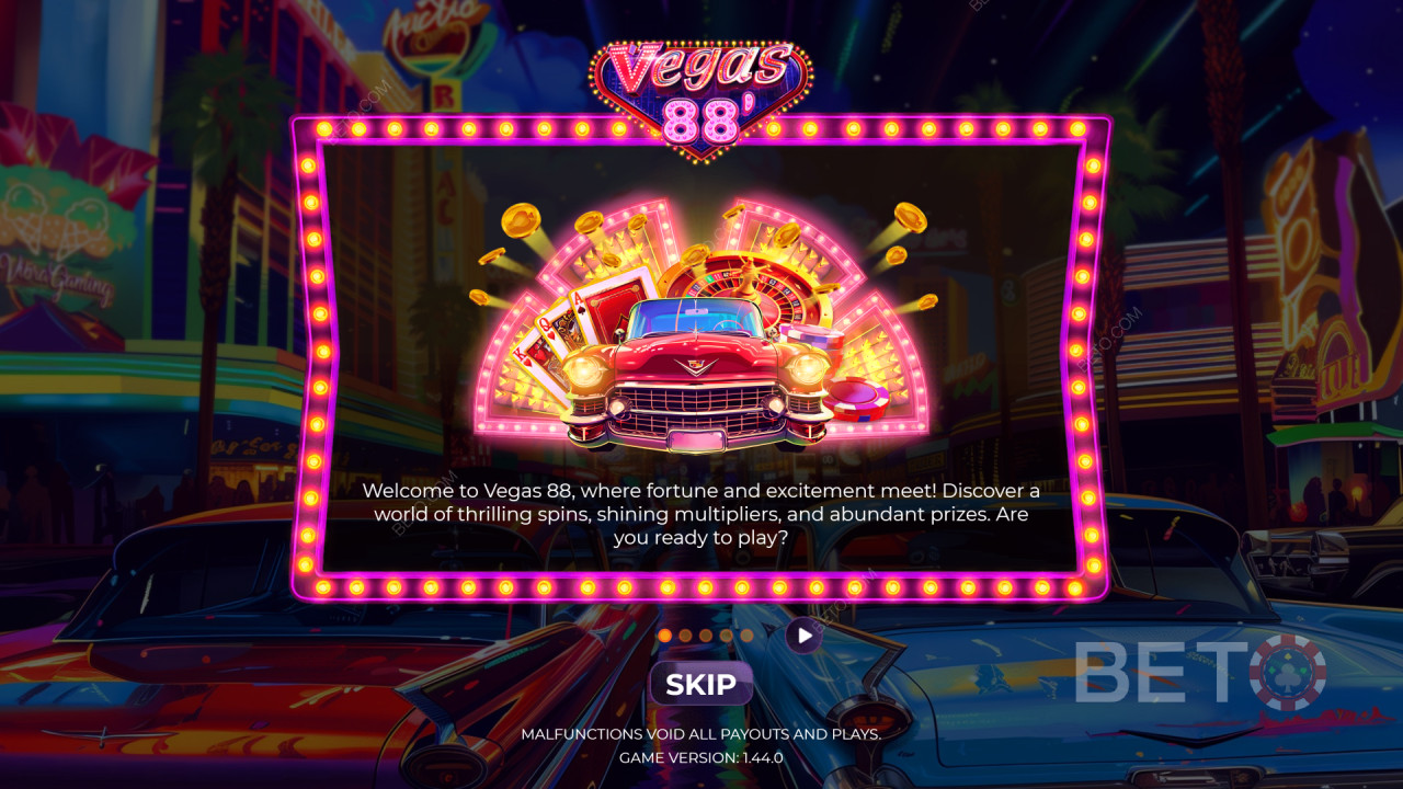 Temă și design: Neon Vegas Vibe