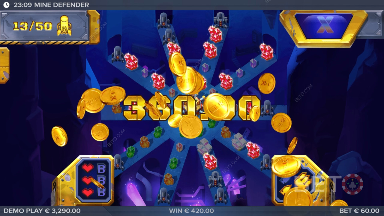 Mine Defender Review by BETO Slots