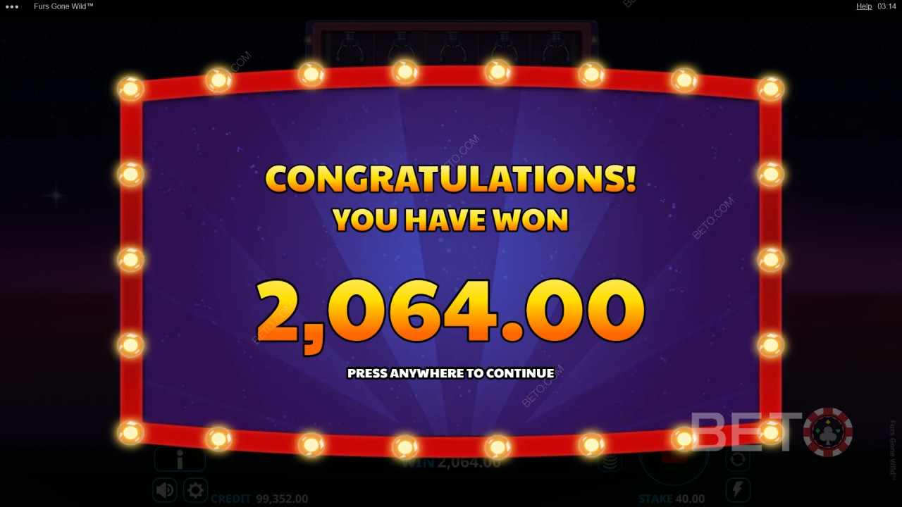 Câștigă 6.000x pariul tău în Furs Gone Wild Online Slot!