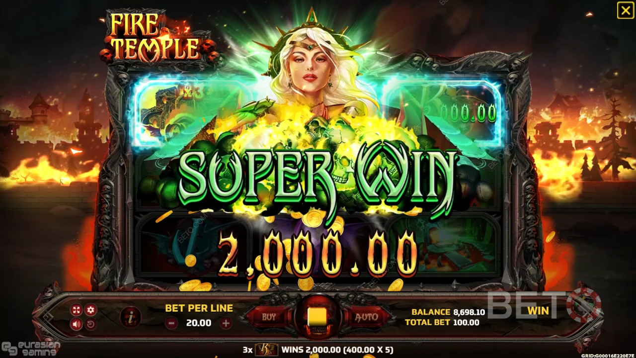 Fire Temple Recenzie de la BETO Slots