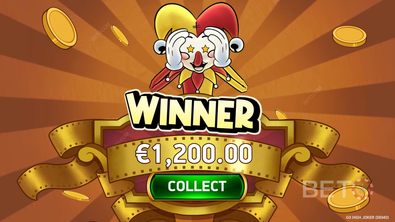 Câștigă 2.100x pariul tău în slotul video Go High Joker!