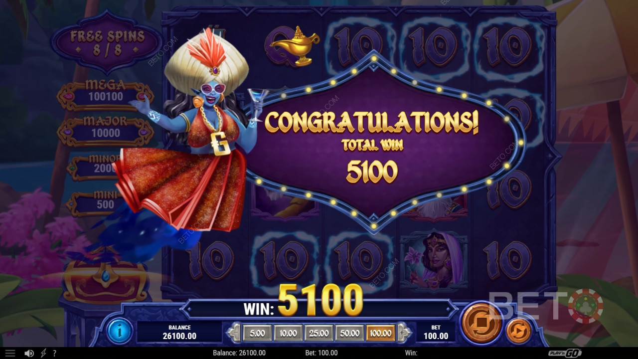 Caracteristicile bonus explicate în 1001 averi misterioase ale geniilor de Play