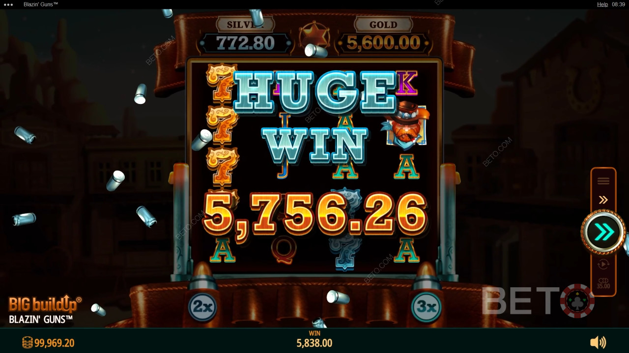 Câștigă 6,729x pariul tău în Blazin