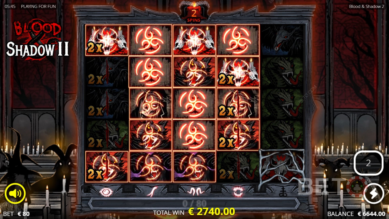 Recenzie la Blood & Shadow 2 de BETO Slots