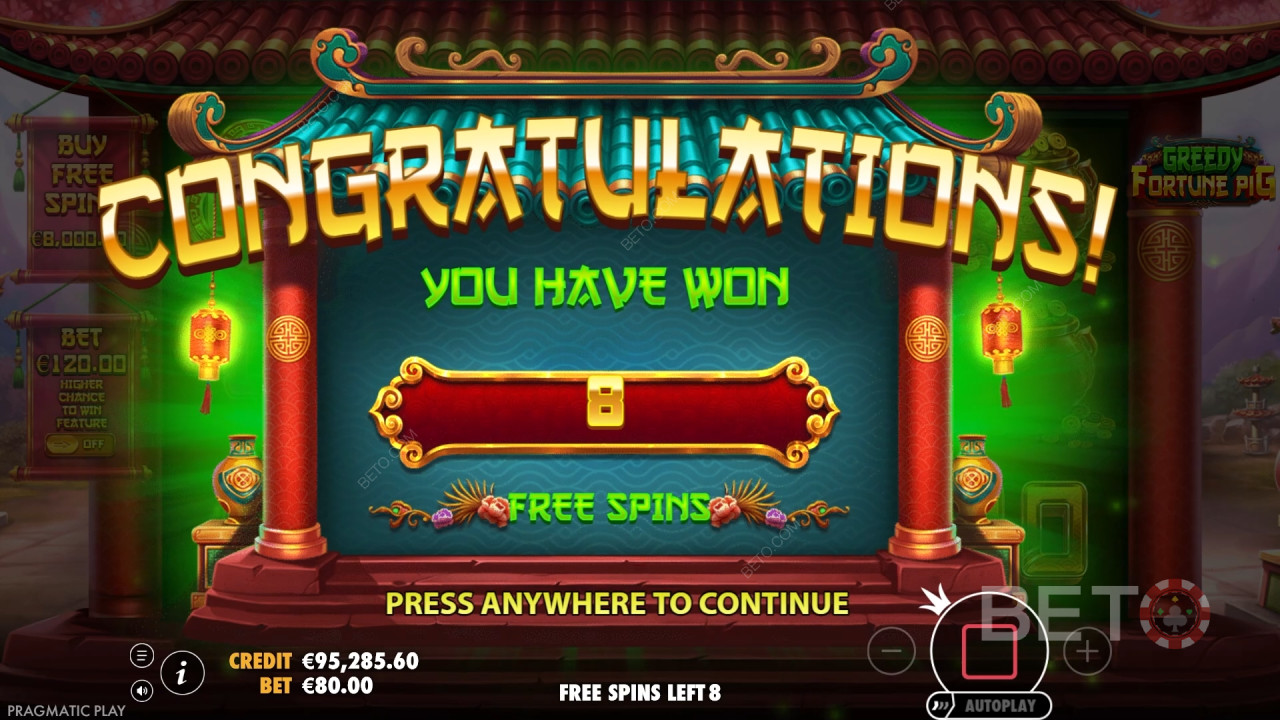 Câștigă 8,888x pariul tău în slotul Greedy Fortune Pig!
