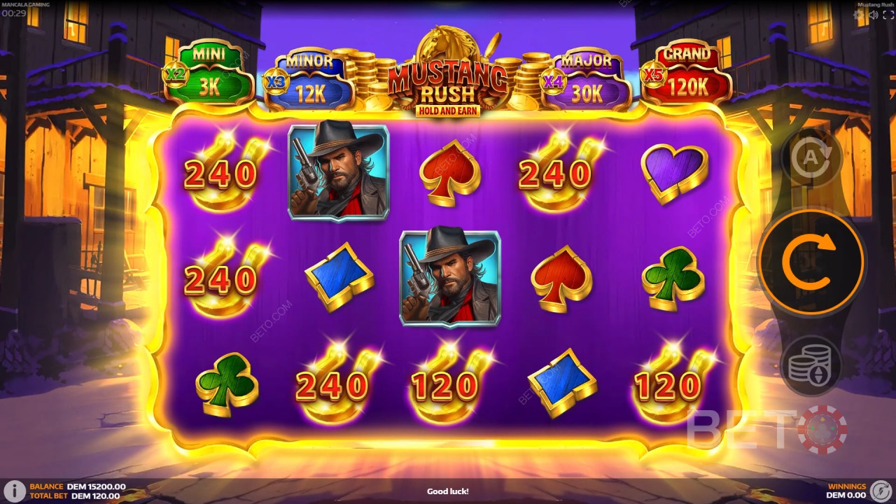 Mustang Rush Review de la BETO Slots