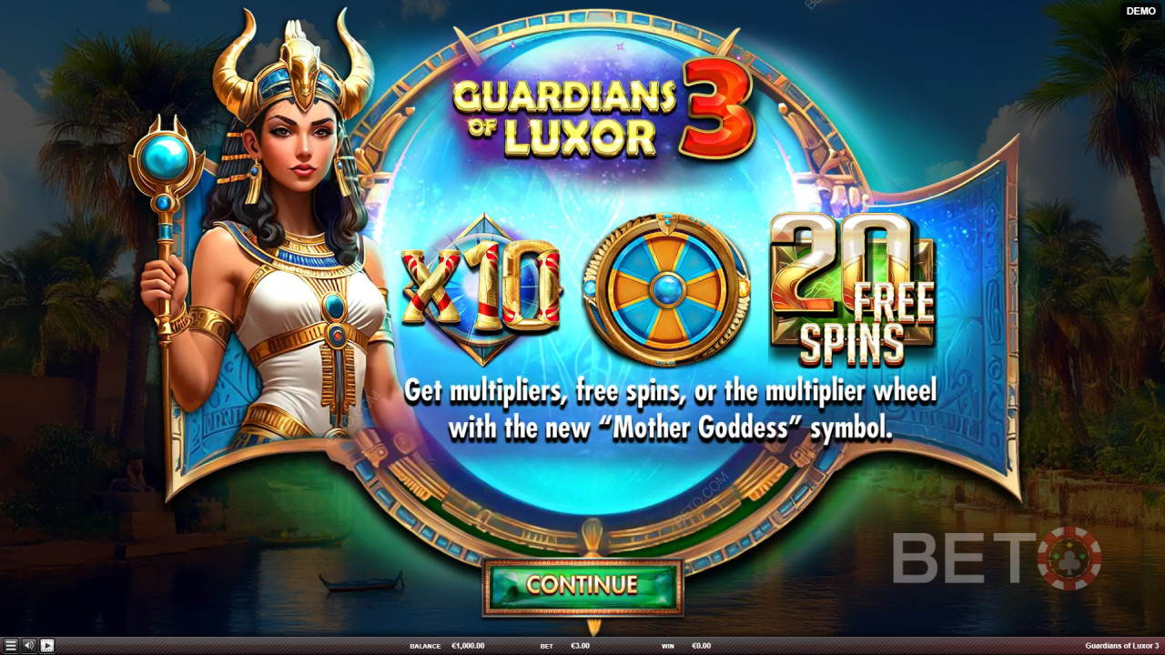 Explicații privind funcțiile bonus din jocul „Guardians of Luxor 3” de la Red Rake Gaming