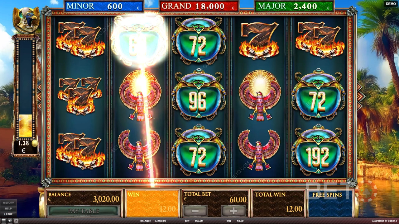 Recenzie la „Guardians of Luxor 3” de BETO Slots