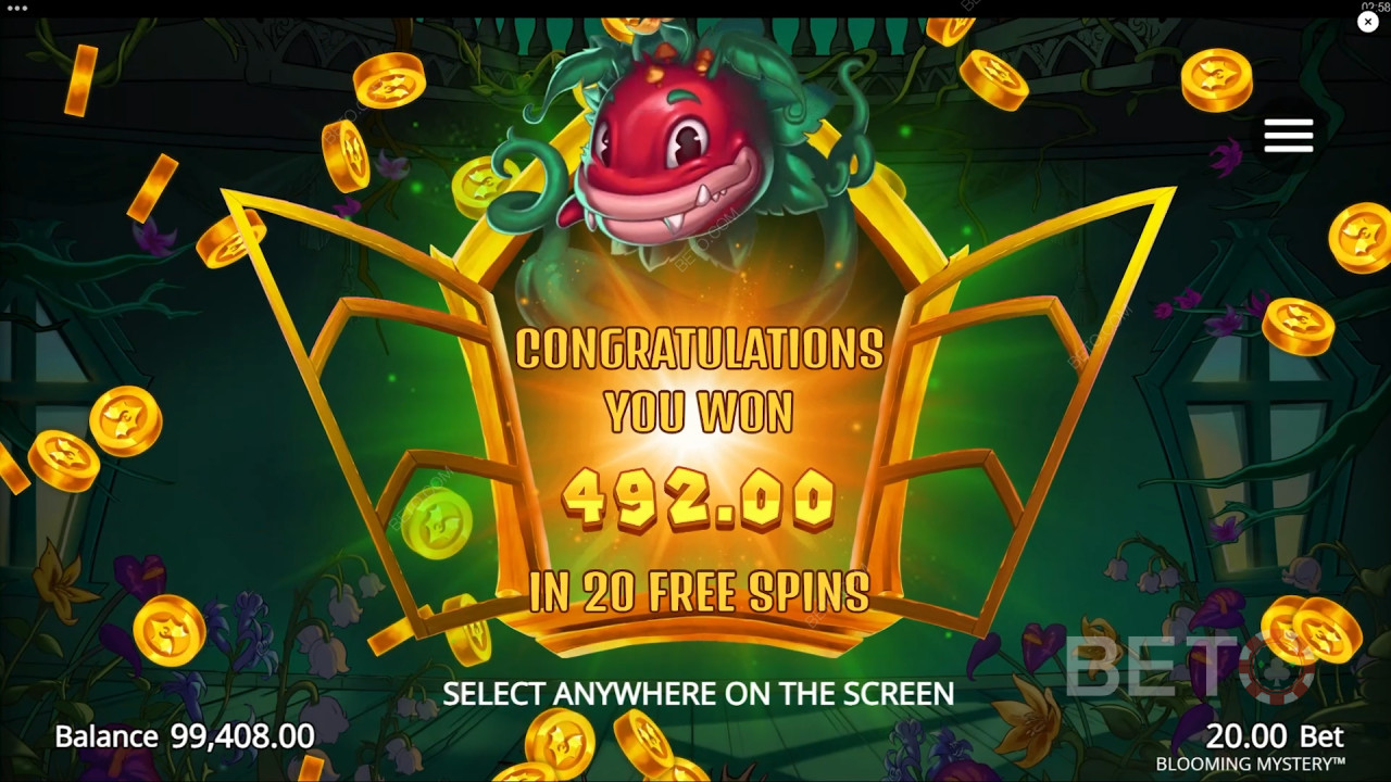 Funcțiile bonus explicate în Blooming Mystery de la Ino Games