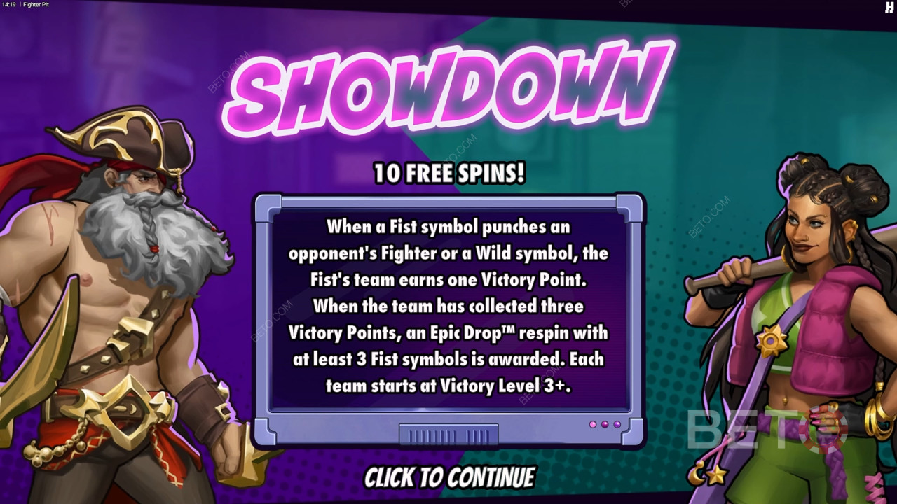 Câștigă 10.000x pariul tău în jocul ca la aparate online Fighter Pit!