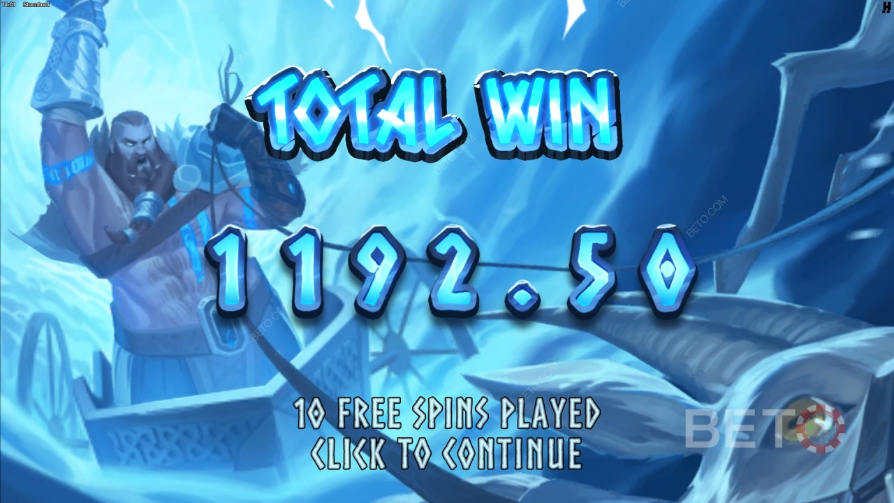 Câștigă 15.000x pariul tău în Stormborn Video Slot!