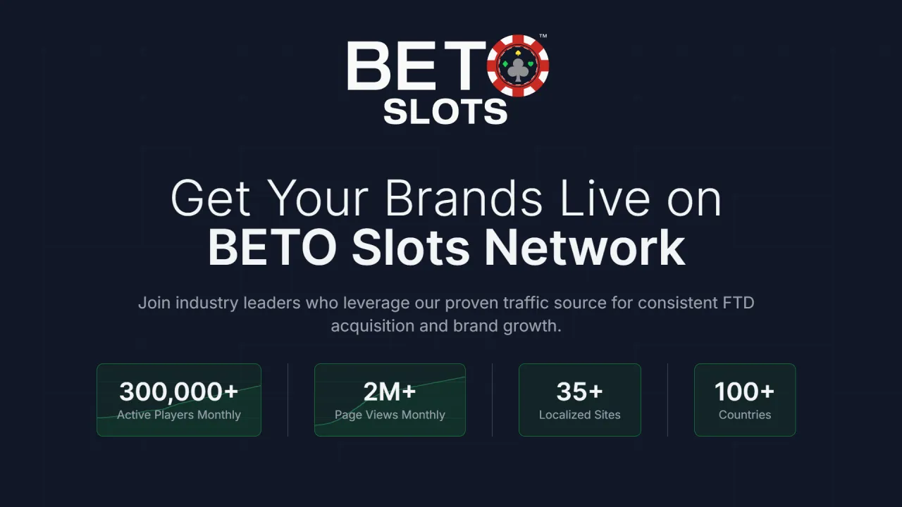 Parteneriat cu BETO Slots | Parteneriate cu afiliați și operatori
