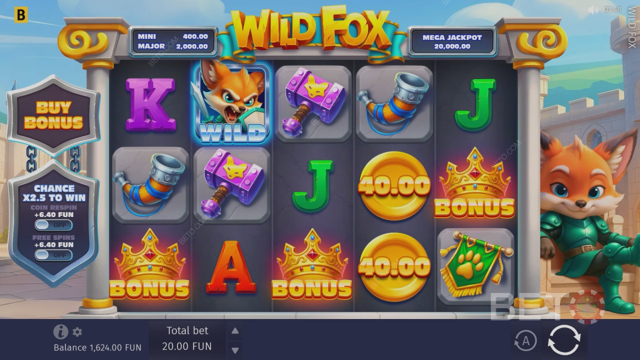 Recenzie „Wild Fox” de BETO Slots