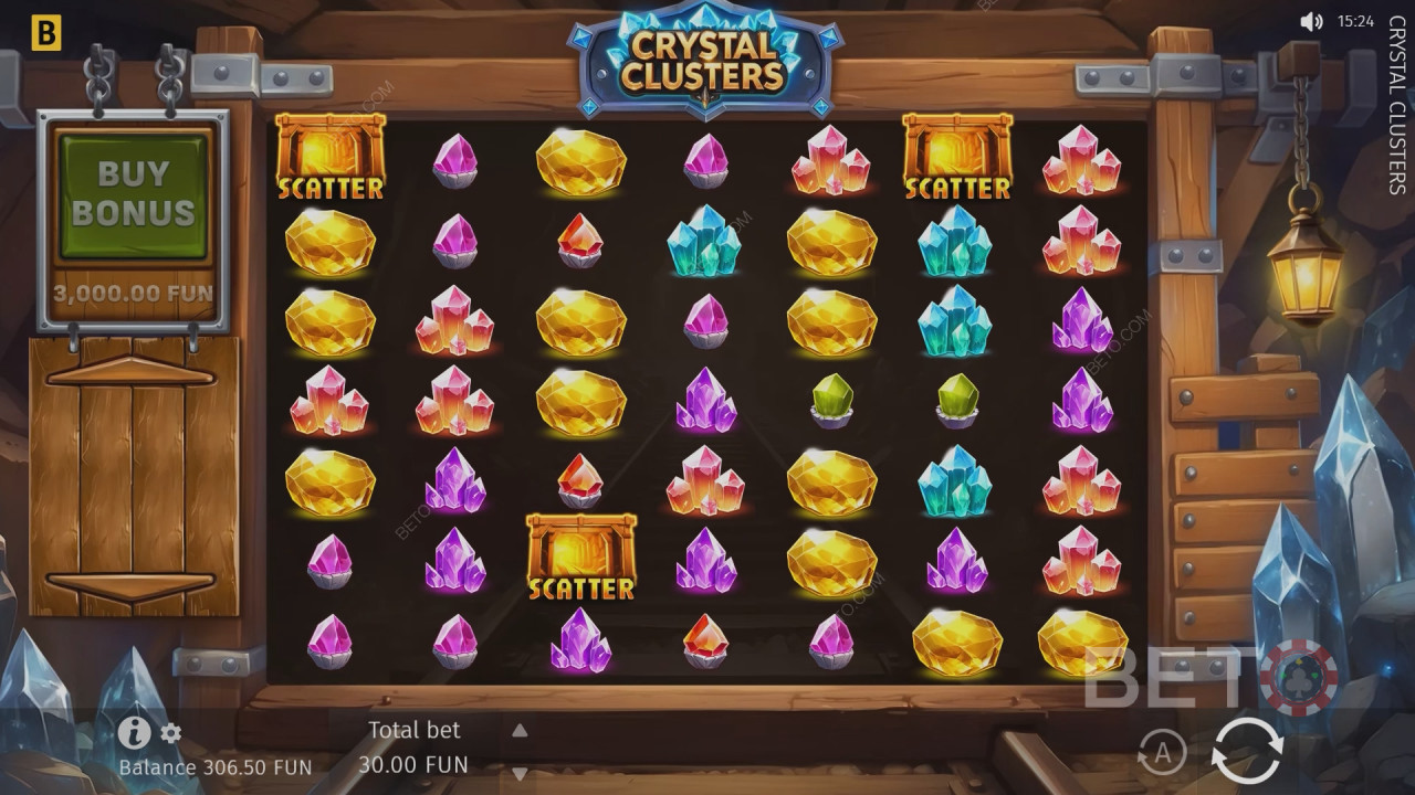 Recenzie „Crystal Clusters” de BETO Slots