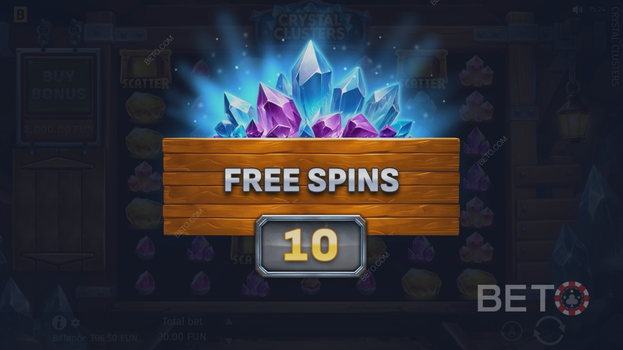 Cum se joacă Crystal Clusters de la BGaming