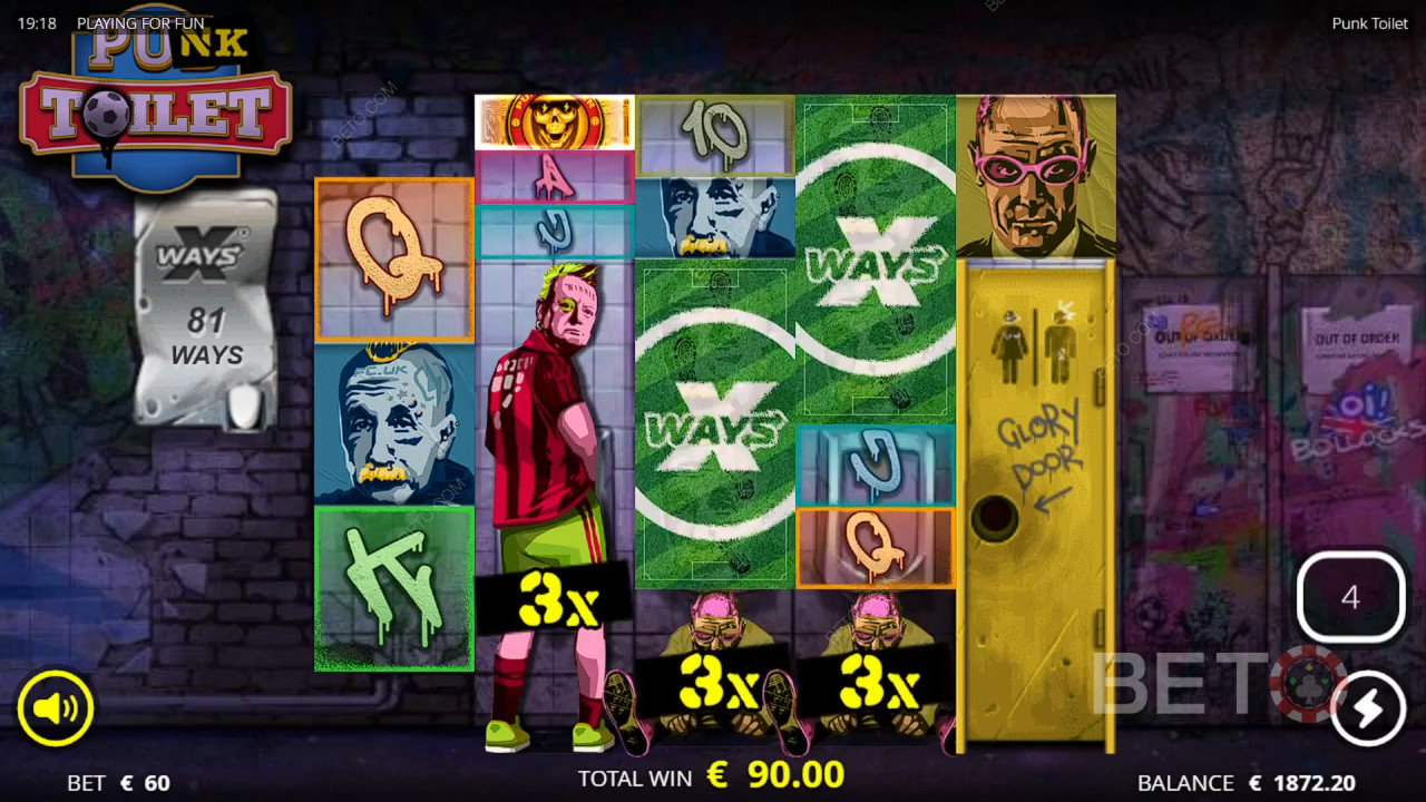 Punk Toilet Recenzie de la BETO Slots