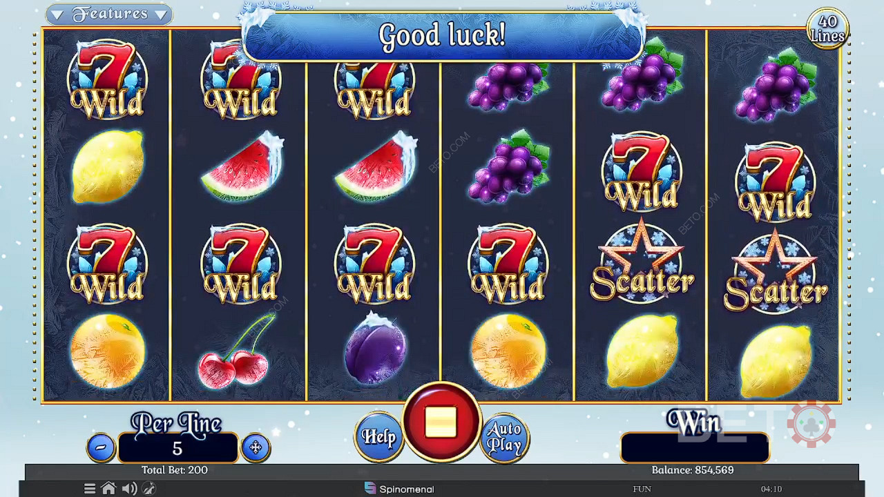 Fruits On Ice Collection 40 Lines Joacă Gratuit