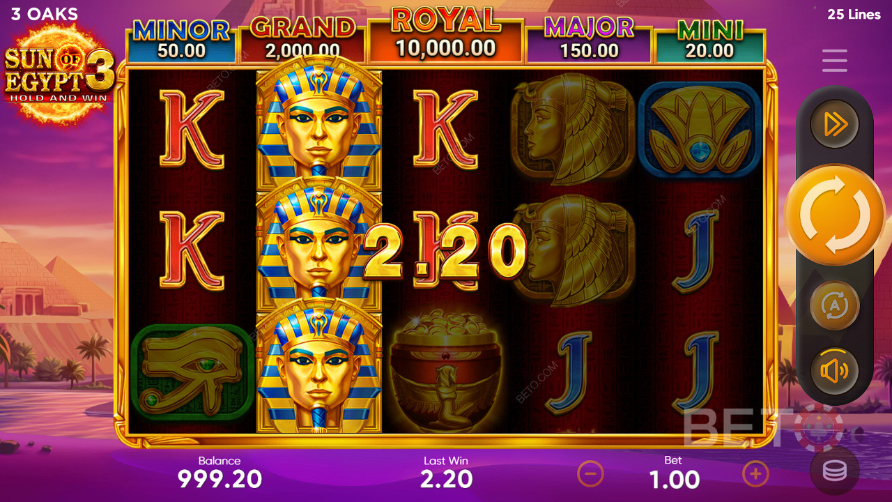 Slot video Sun of Egypt 3 - Verdict final