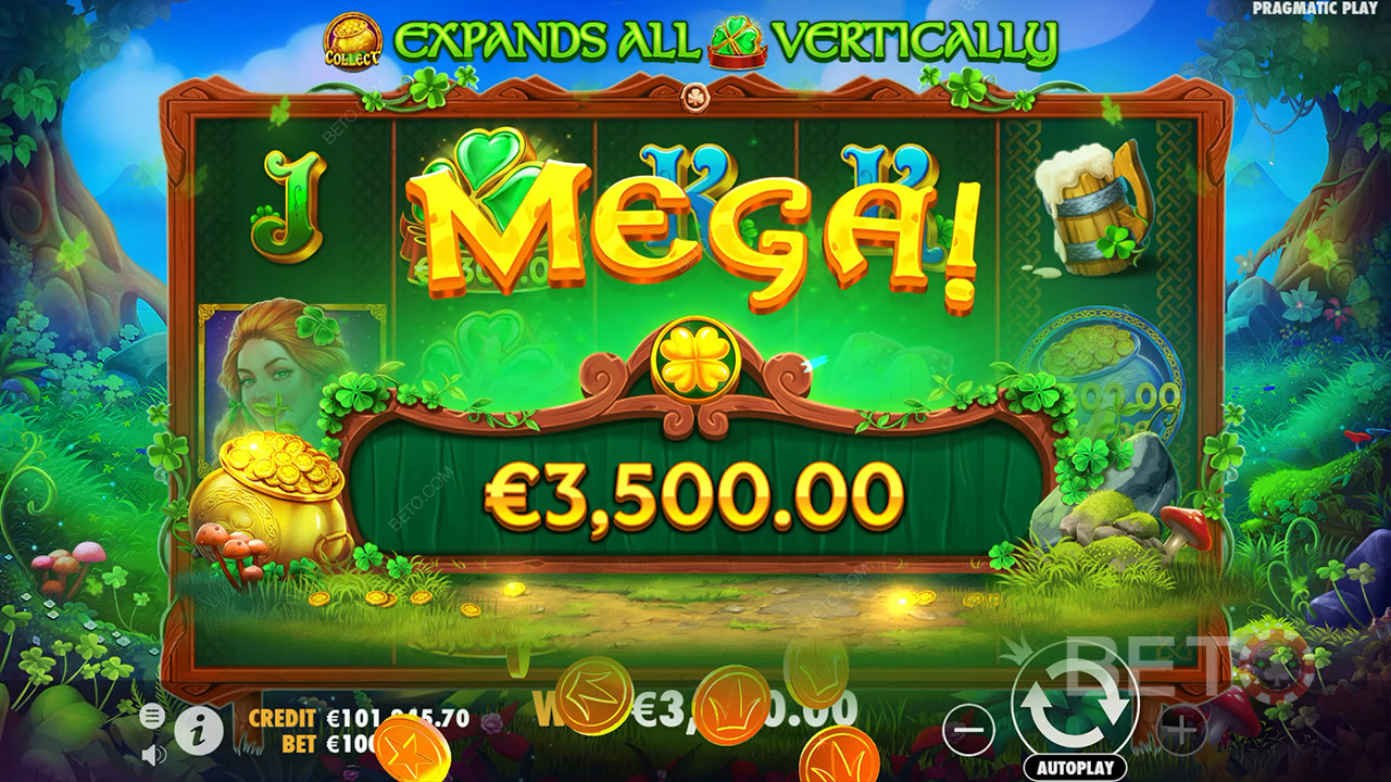Câștigă 5.000x pariul tău în jocul ca la aparate Clover Gold!