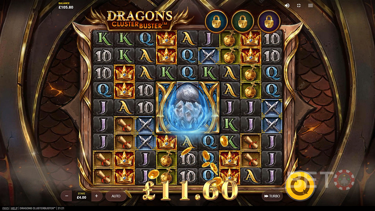 Funcțiile bonus explicate în Dragons Clusterbuster de Red Tiger