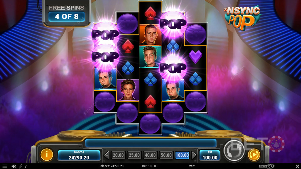 NSYNC Pop Review by BETO Slots