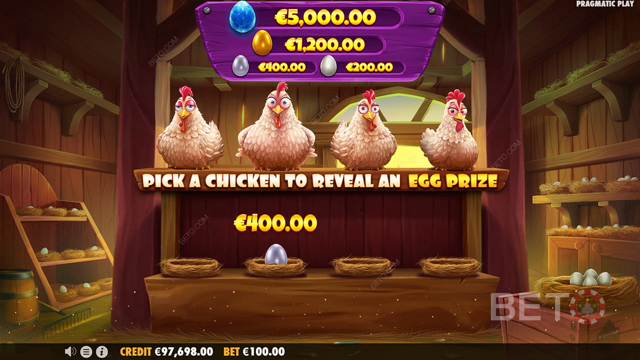 Funcțiile bonus explicate în Chicken Chase de Pragmatic Play