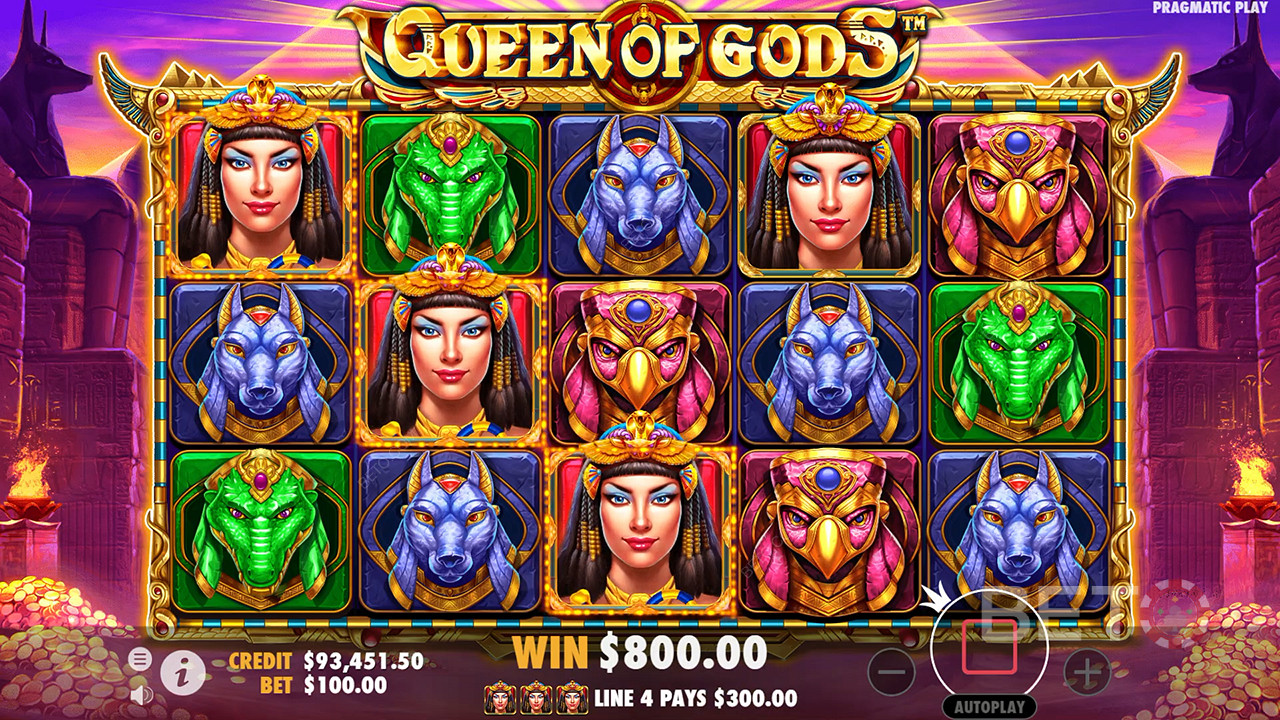 Queen of Gods Recenzie de BETO Slots