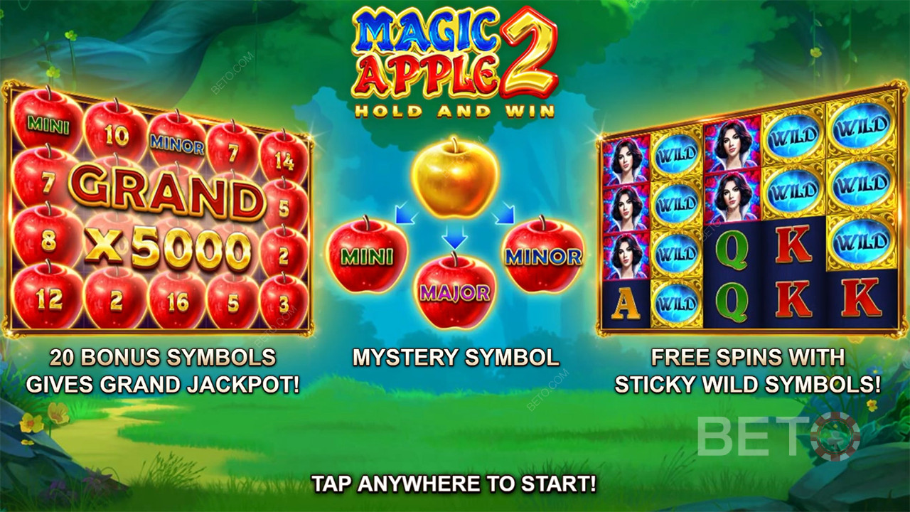 Funcții bonus explicate în Magic Apple 2 de Booongo