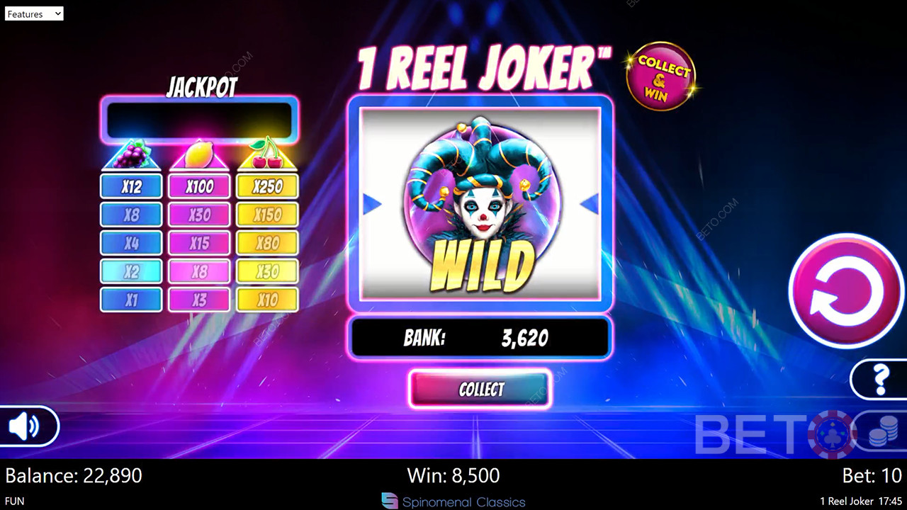 1 Reel Joker Recenzie de la BETO Slots