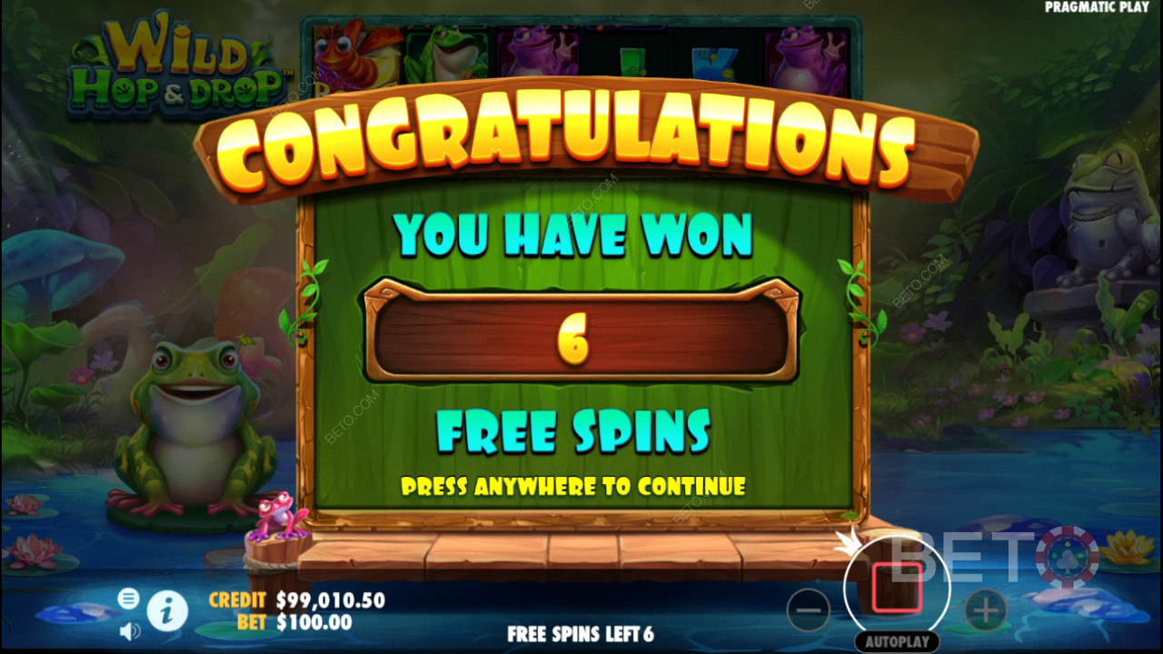 Funcțiile bonus explicate în Wild Hop and Drop by Pragmatic Play