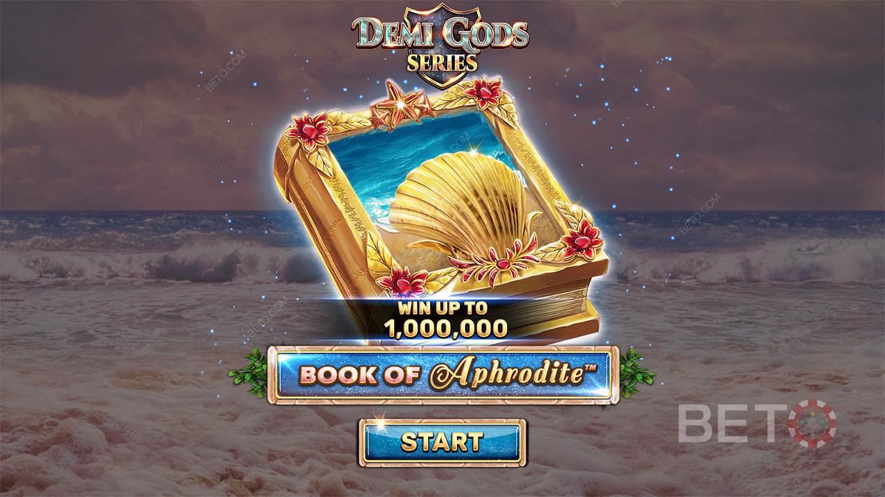 Bucură-te de un câștig maxim de 10.000x pariul tău la jocul de păcănele Book of Aphrodite.