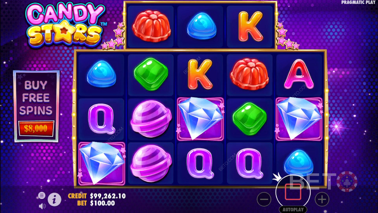Candy Stars Recenzie de BETO Slots