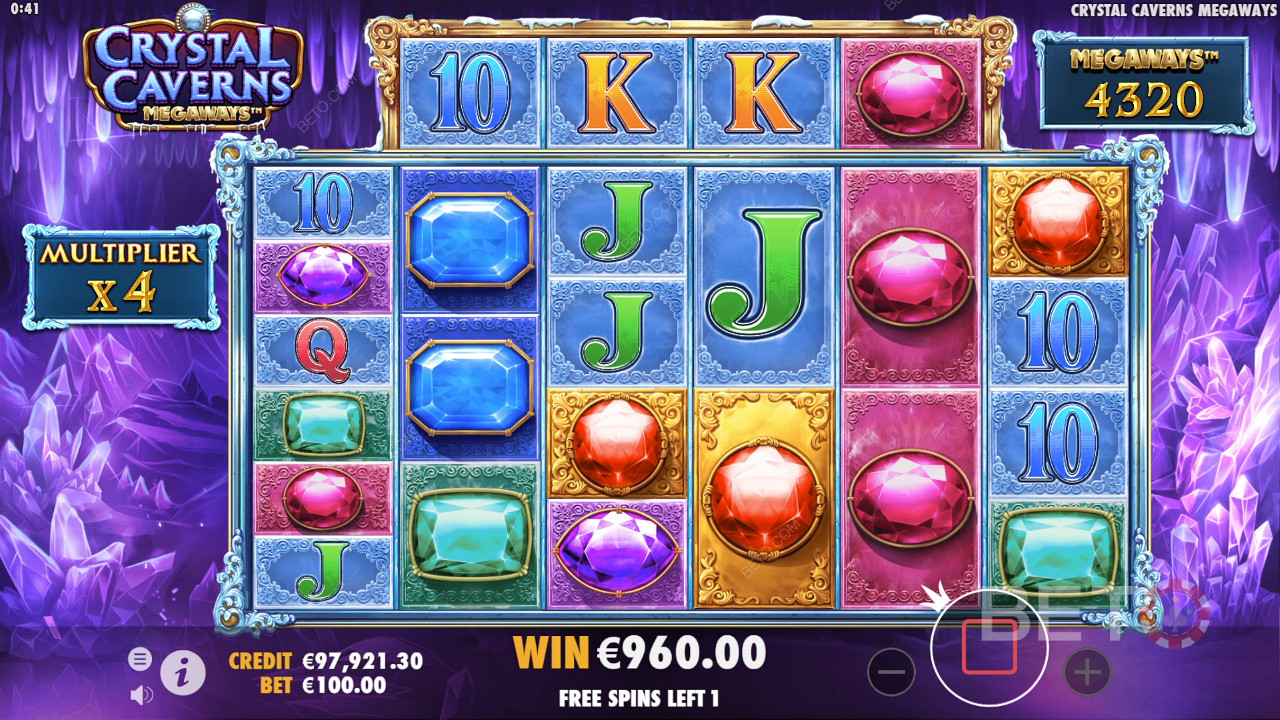 Crystal Cavern Megaways Review de BETO Slots
