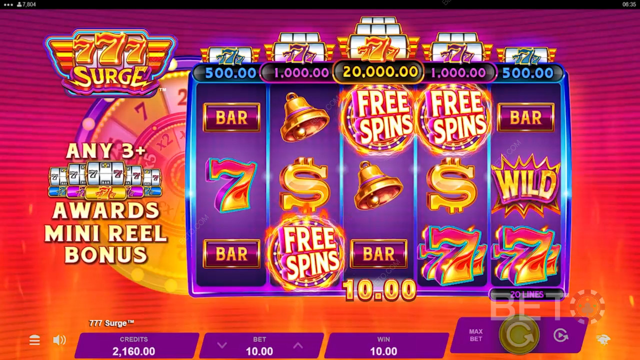 777 Surge Recenzie de la BETO Slots